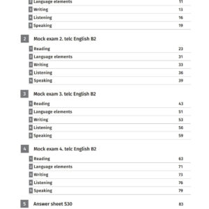 Practice Tests for telc English B2