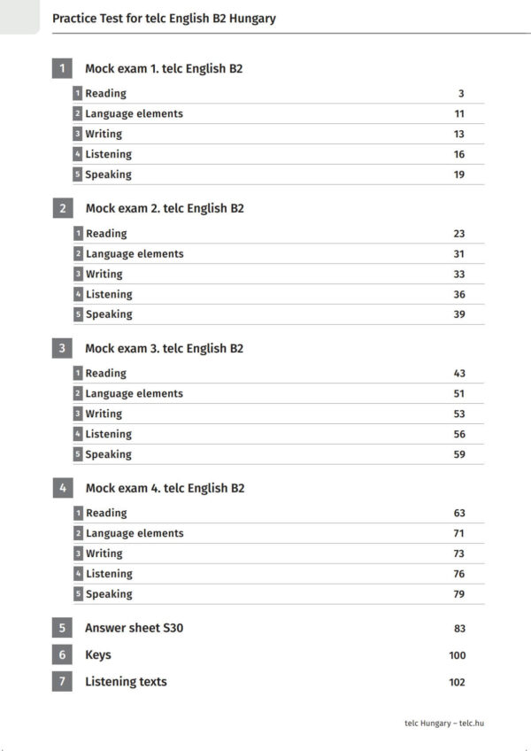 START! telc English B2 felkészülő-felkészítő csomag