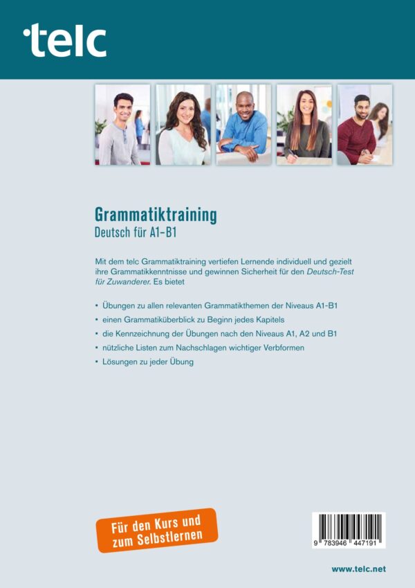 Grammatiktraining Deutsch für A1-B1