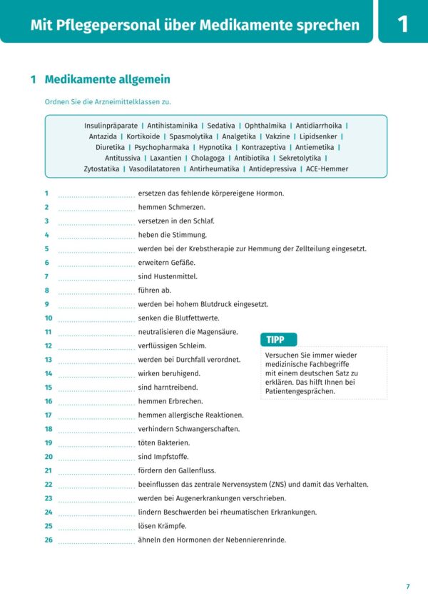 Trainingseinheiten Deutsch B2-C1 Medizin