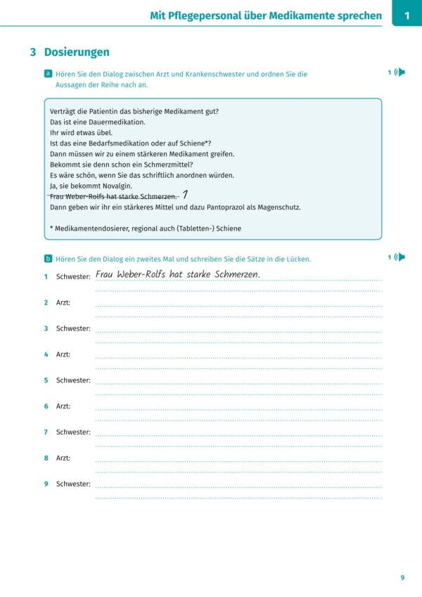 Trainingseinheiten Deutsch B2-C1 Medizin