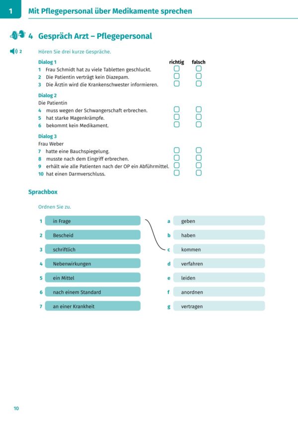 Trainingseinheiten Deutsch B2-C1 Medizin