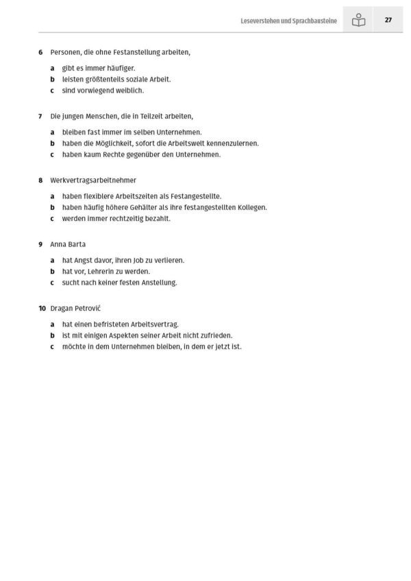 Übungstests für telc Deutsch B2