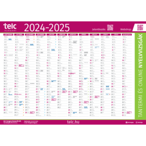 telc Óriás falinaptár 2024/2025