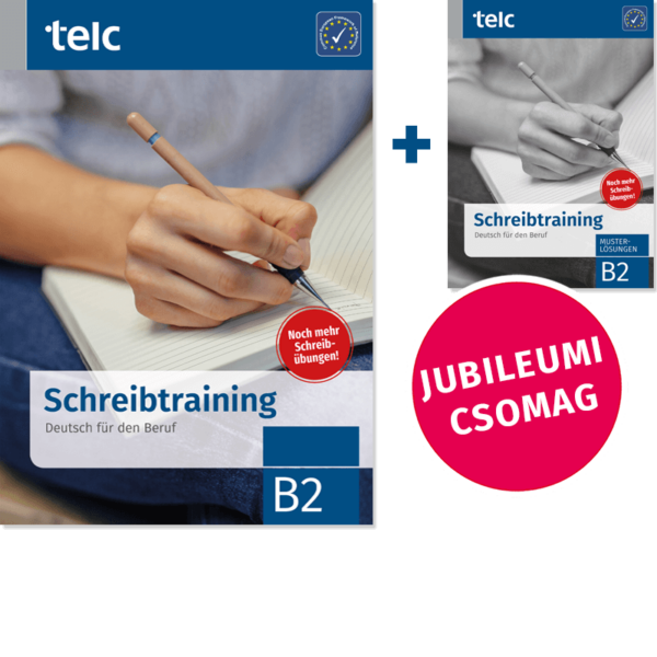 Jubileumi csomag - Schreibtraining és a mintamegoldások (Musterlösungen Deutsch für den Beruf B2) egy csomagban