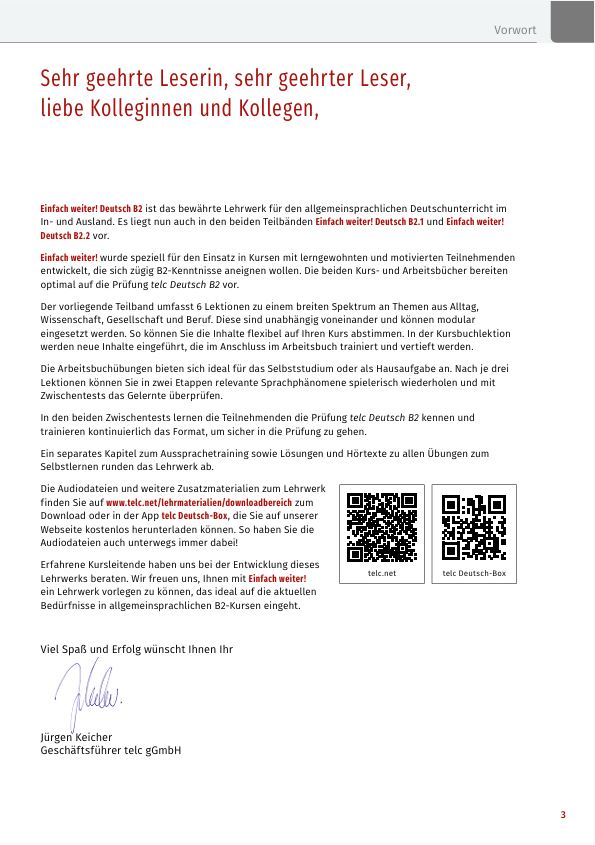 Einfach weiter! Deutsch B2.1 Tankönyv és munkafüzet