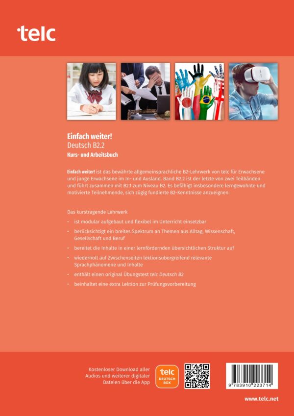 Einfach weiter! Deutsch B2.2 Tankönyv és munkafüzet