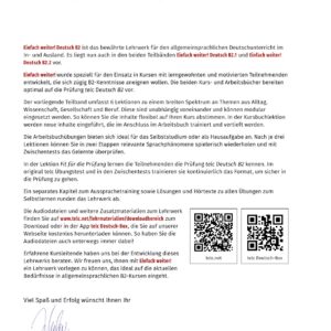 Einfach weiter! Deutsch B2.2 Tankönyv és munkafüzet (2)