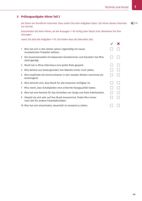 Prüfungstraining telc Deutsch B2