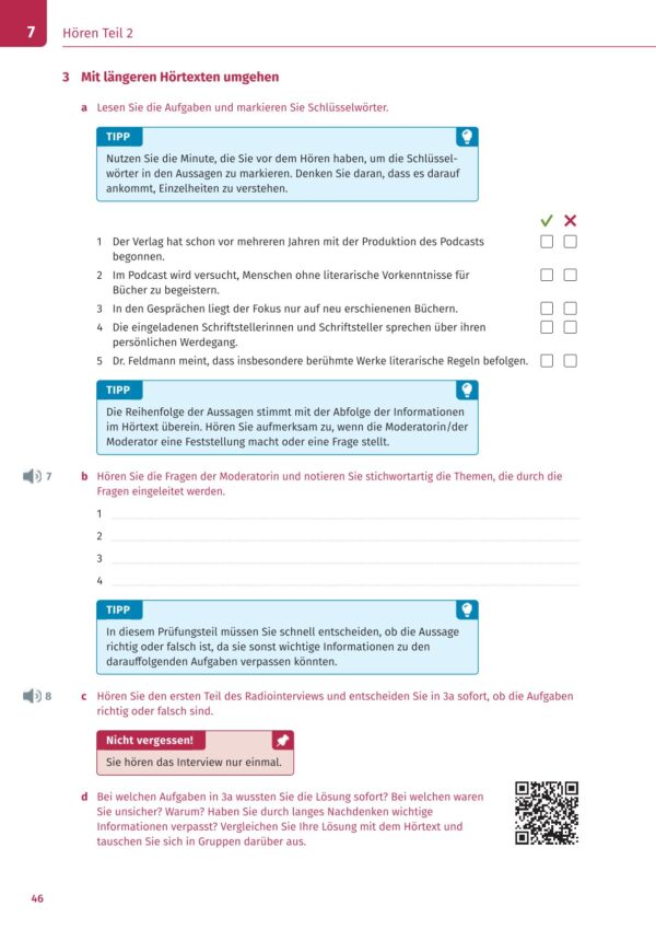 Prüfungstraining telc Deutsch B2